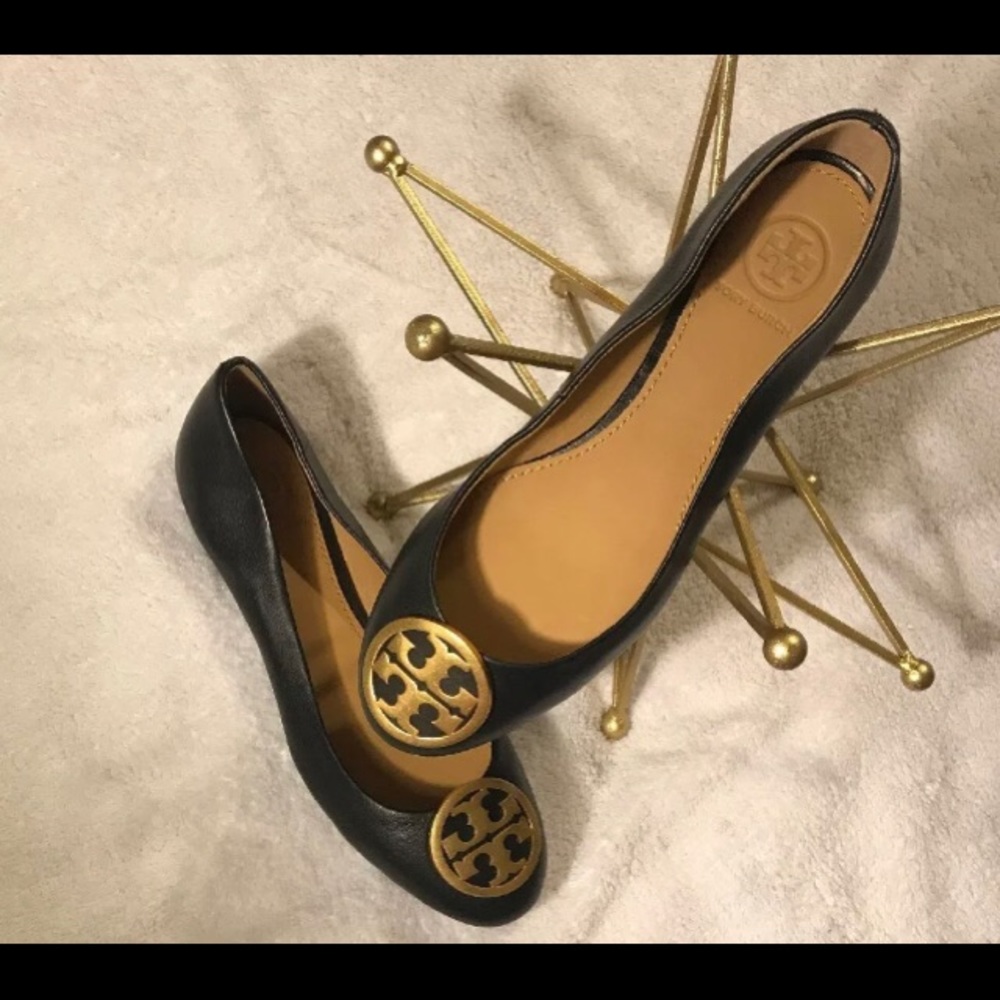 Tory Burch Benton Ballet Flat Nappa Leather size 5